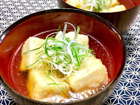 居酒屋の味！揚げ出し豆腐